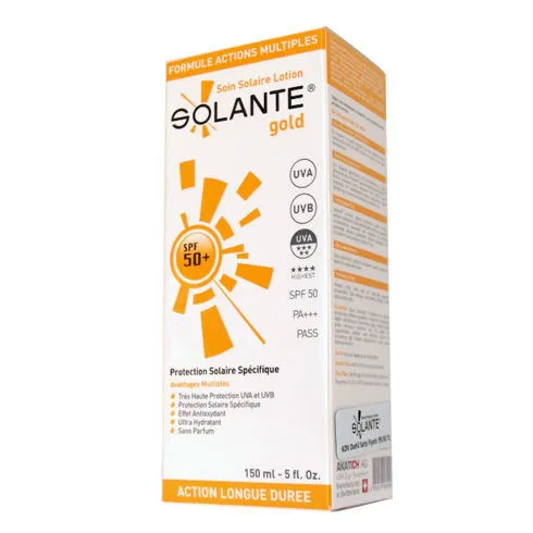 Solante gold spf50+ güneş kremi