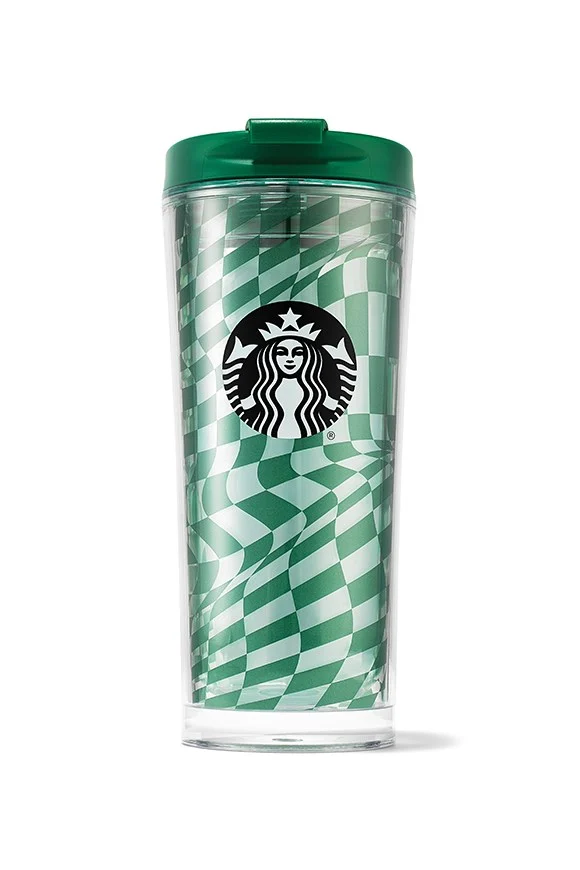 Starbucks Plastik Damalı Termos