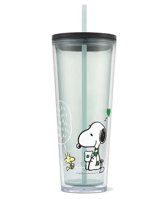 Starbucks Peanuts Tasarımlı Soğuk İçecek Bardağı