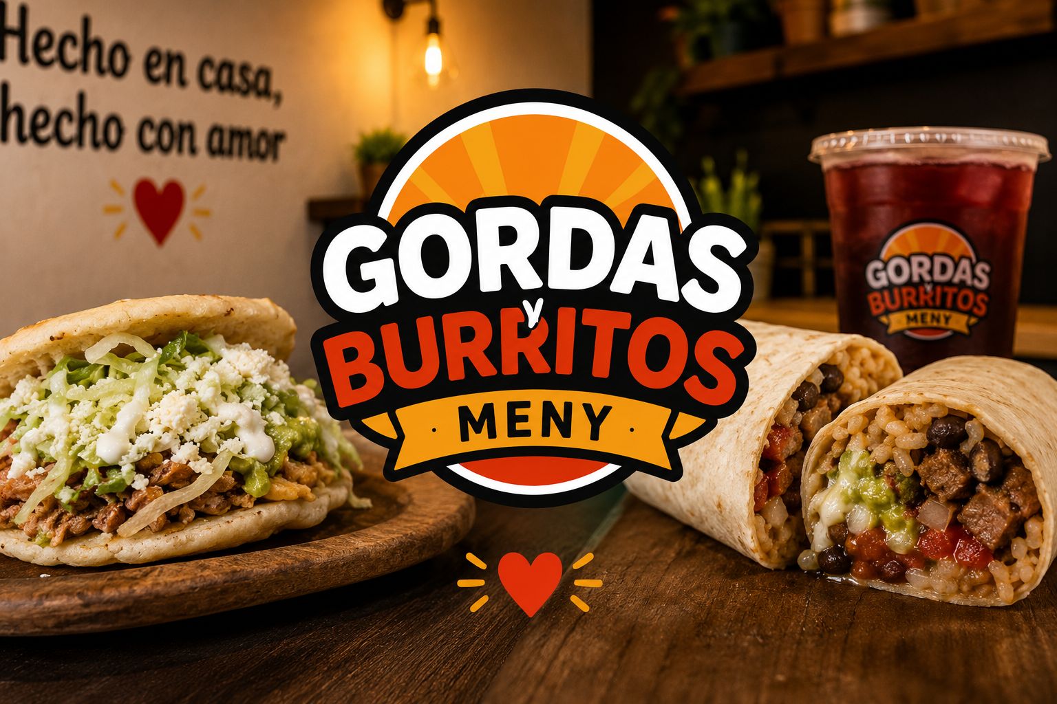 Gordas Y Burritos Meny