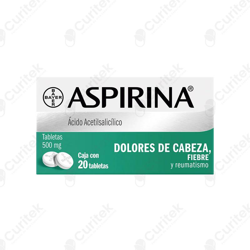 Aspirina 20 Tabletas 500mg