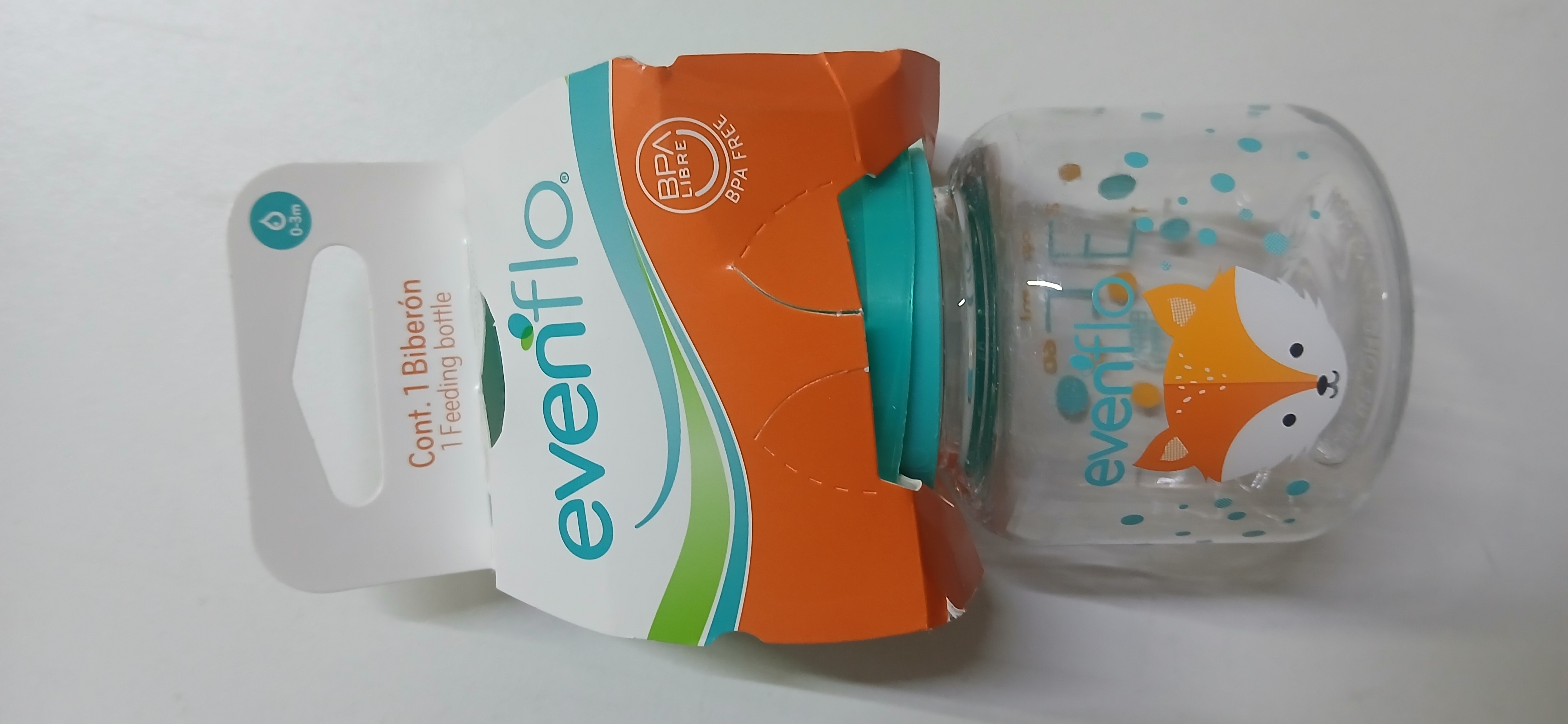 Biberon  evenflo 6 oz.
