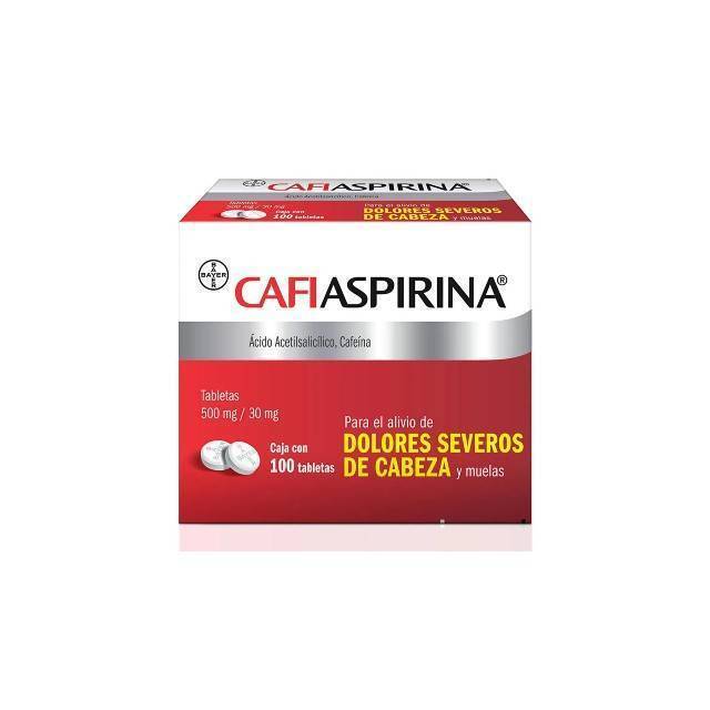 Cafiaspirina 100 tabletas