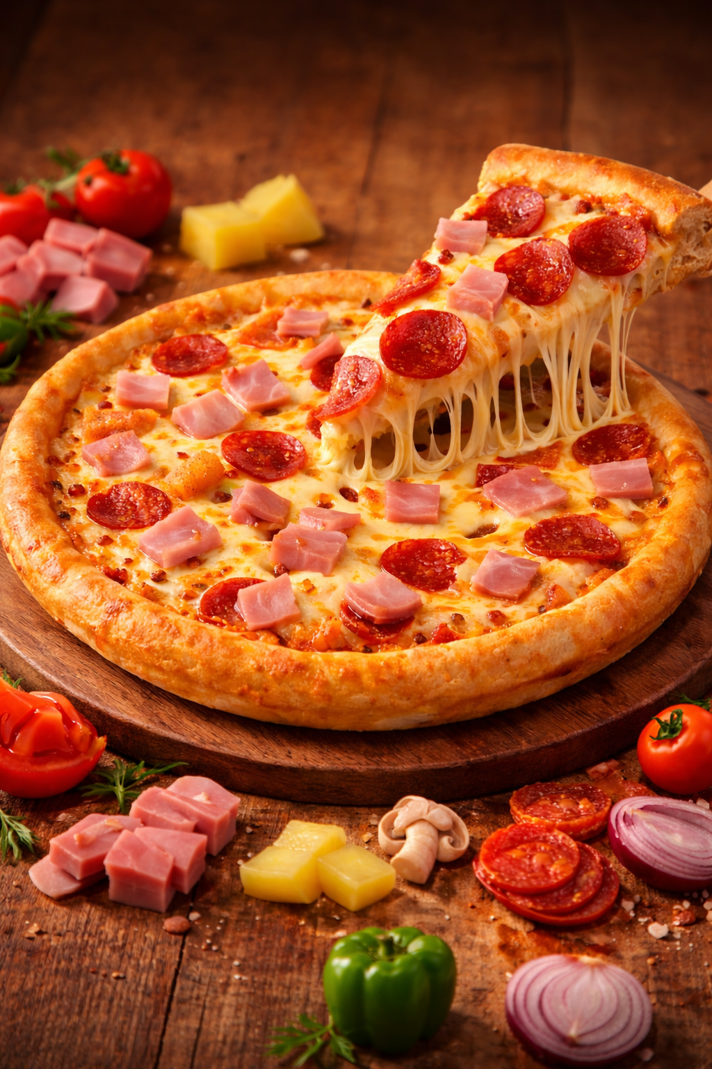 Pizza Mediana 2 Ingredientes