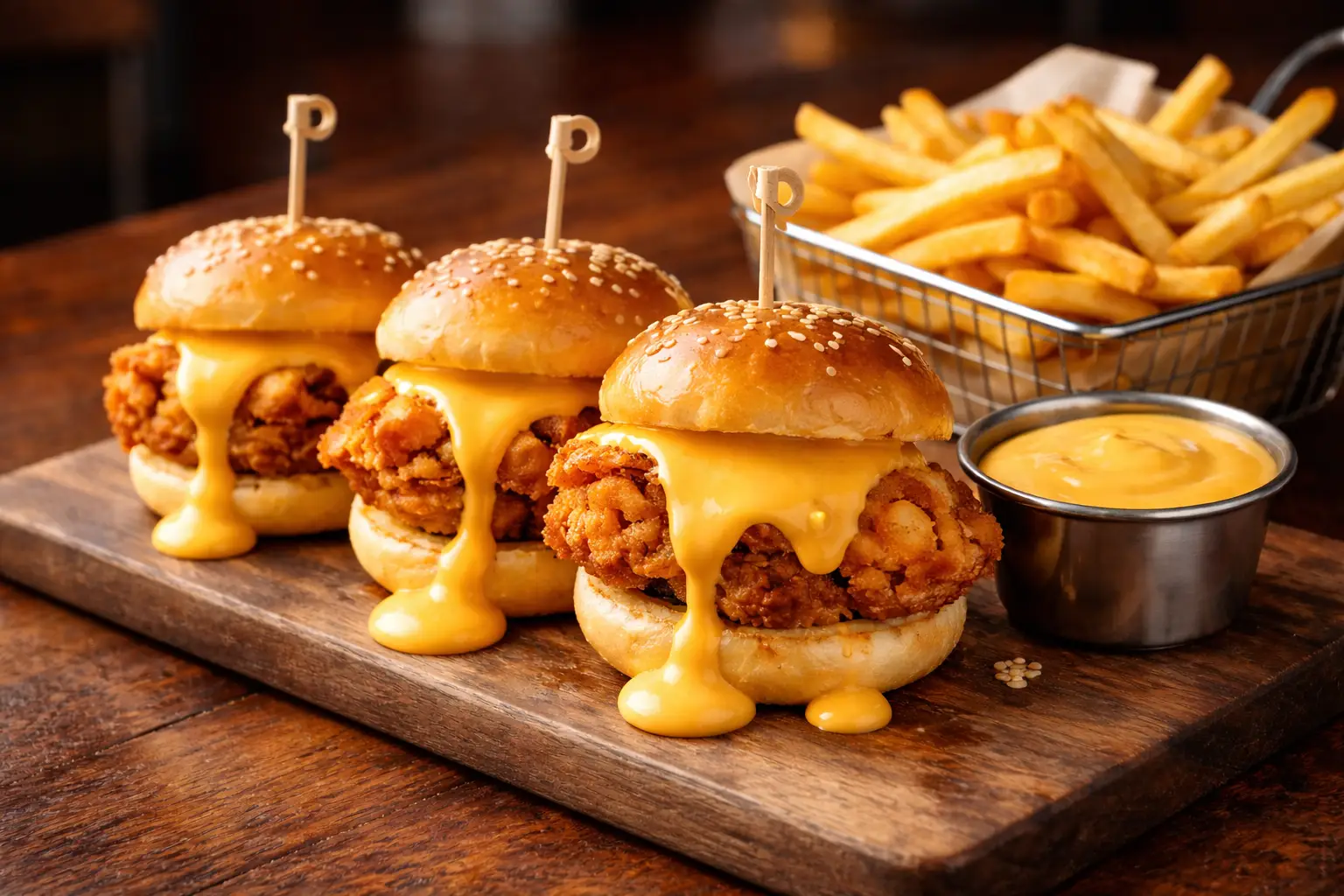 4 Miniburgers de Pechuga de Pollo Cruji 100%