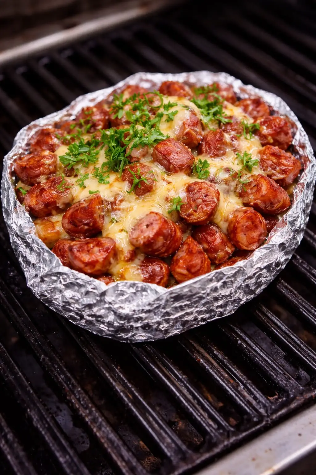 Papa Asada con Chistorra