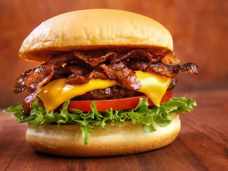 Hamburguesa BBQ Tocino