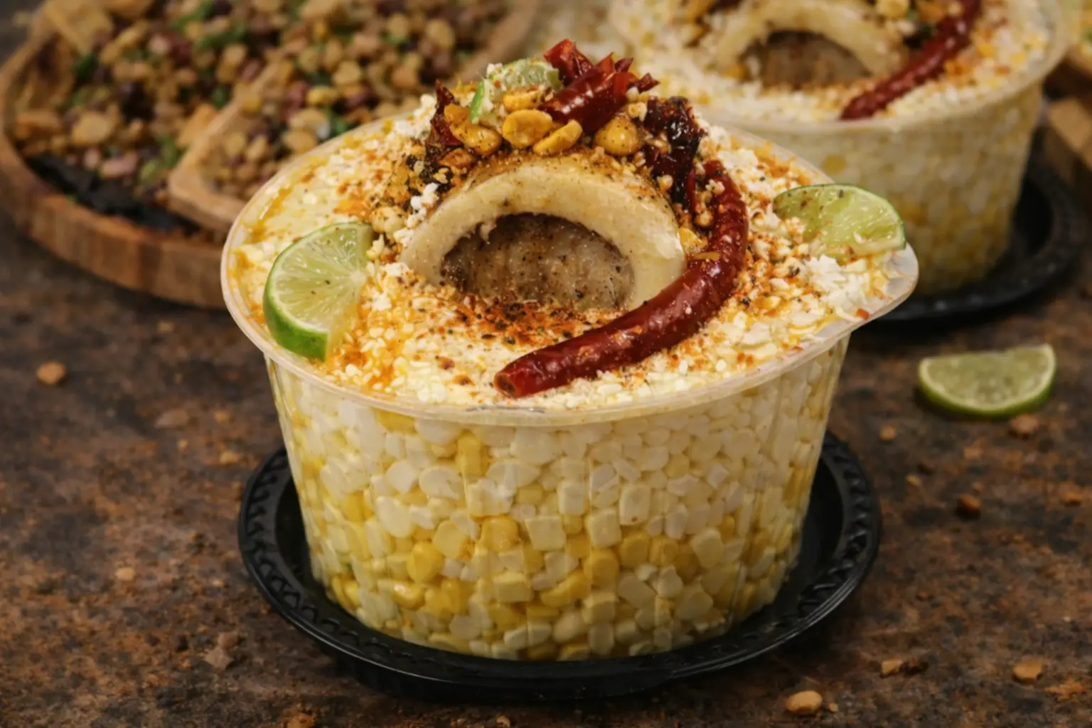 Esquites con Tuétano