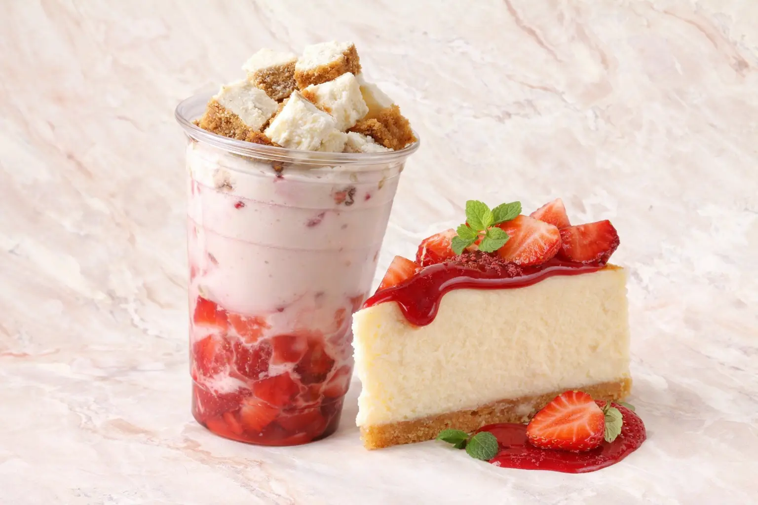 Fresas con Cheesecake