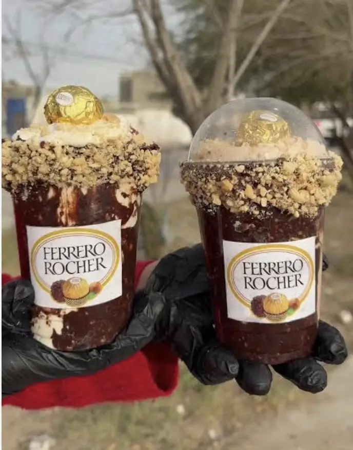 Fresas con Crema Ferrero Rocher