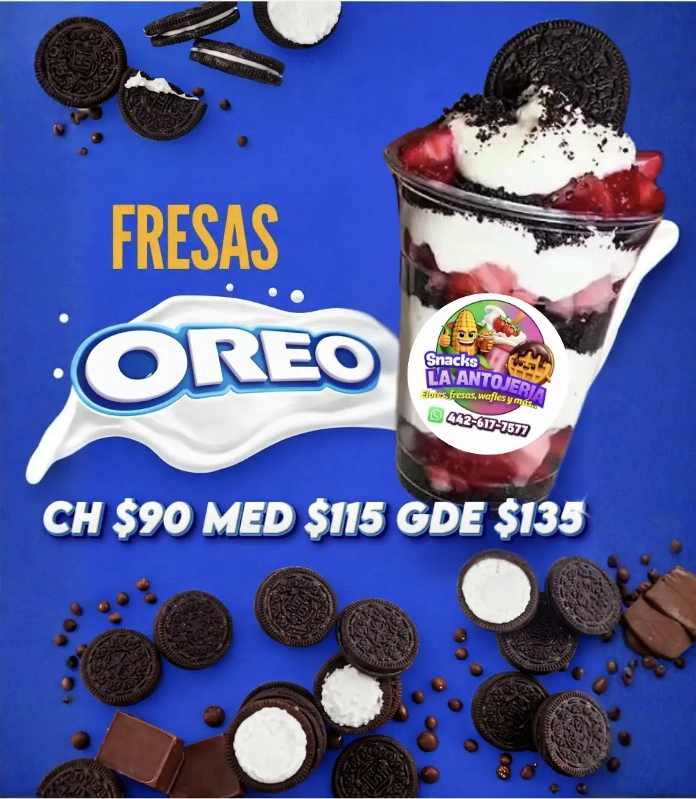 Fresas Oreo