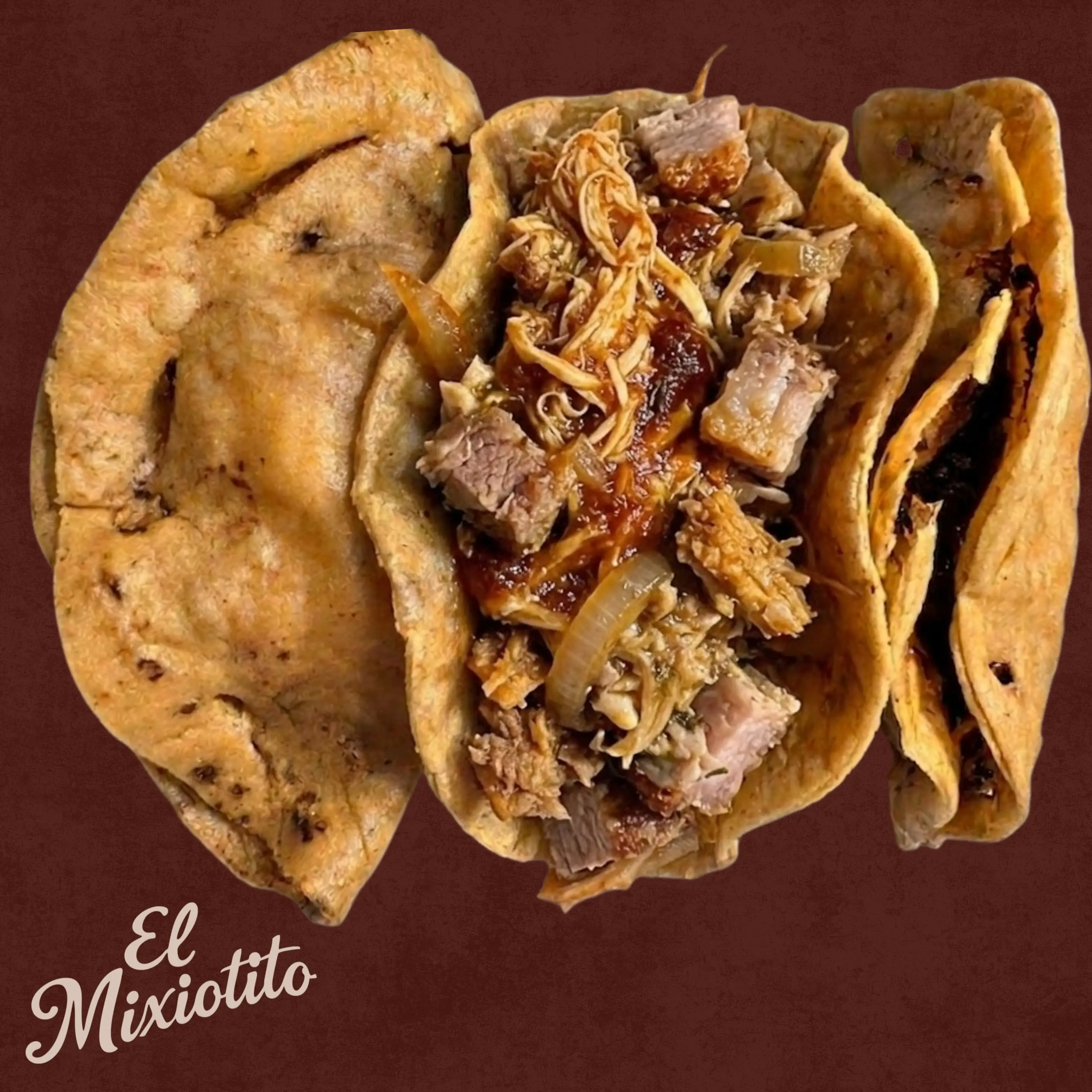 Quesadilla de Tinga con Carnitas