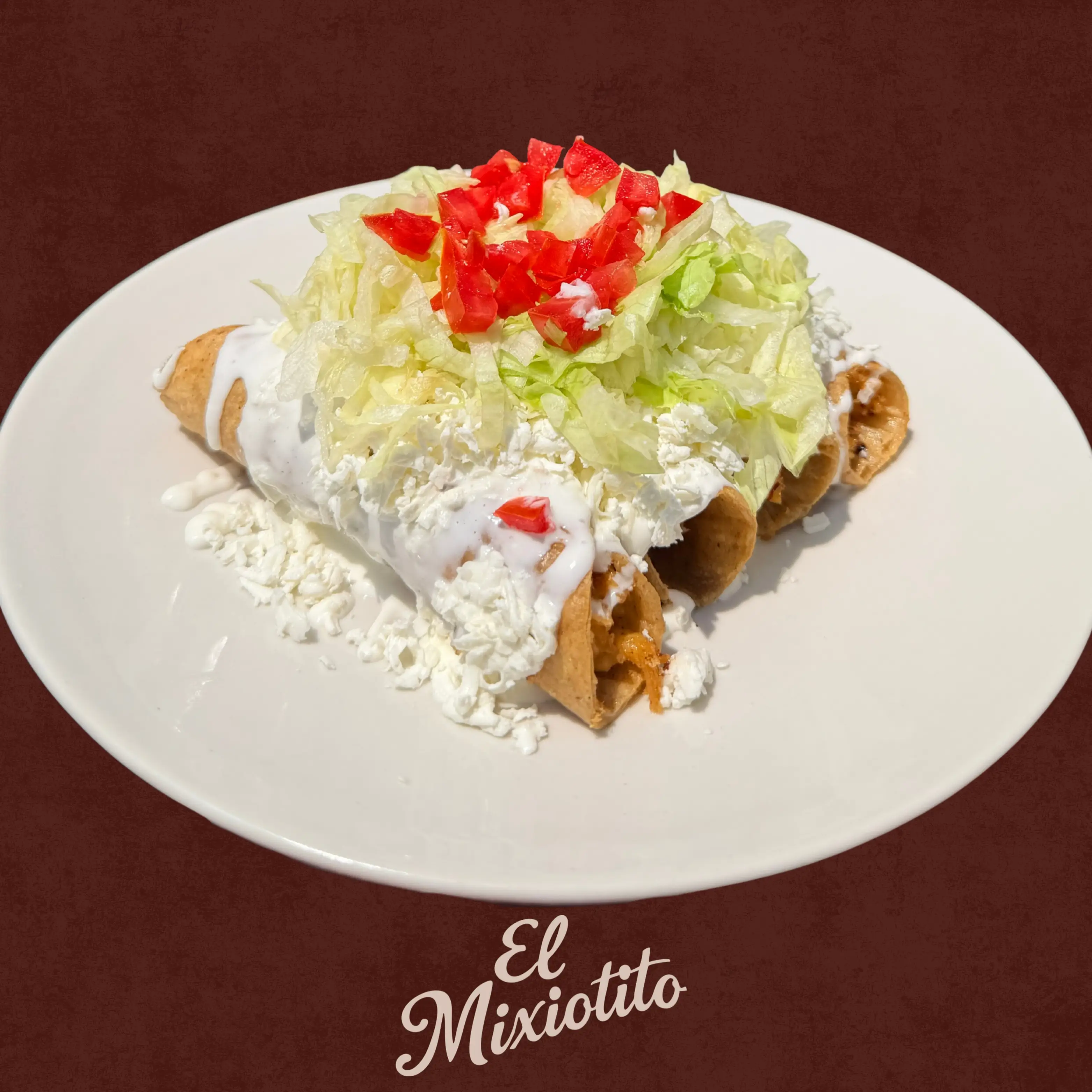 Tacos Dorados de Pollo