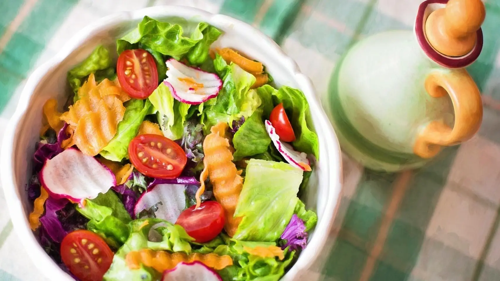 Ensalada base saludable