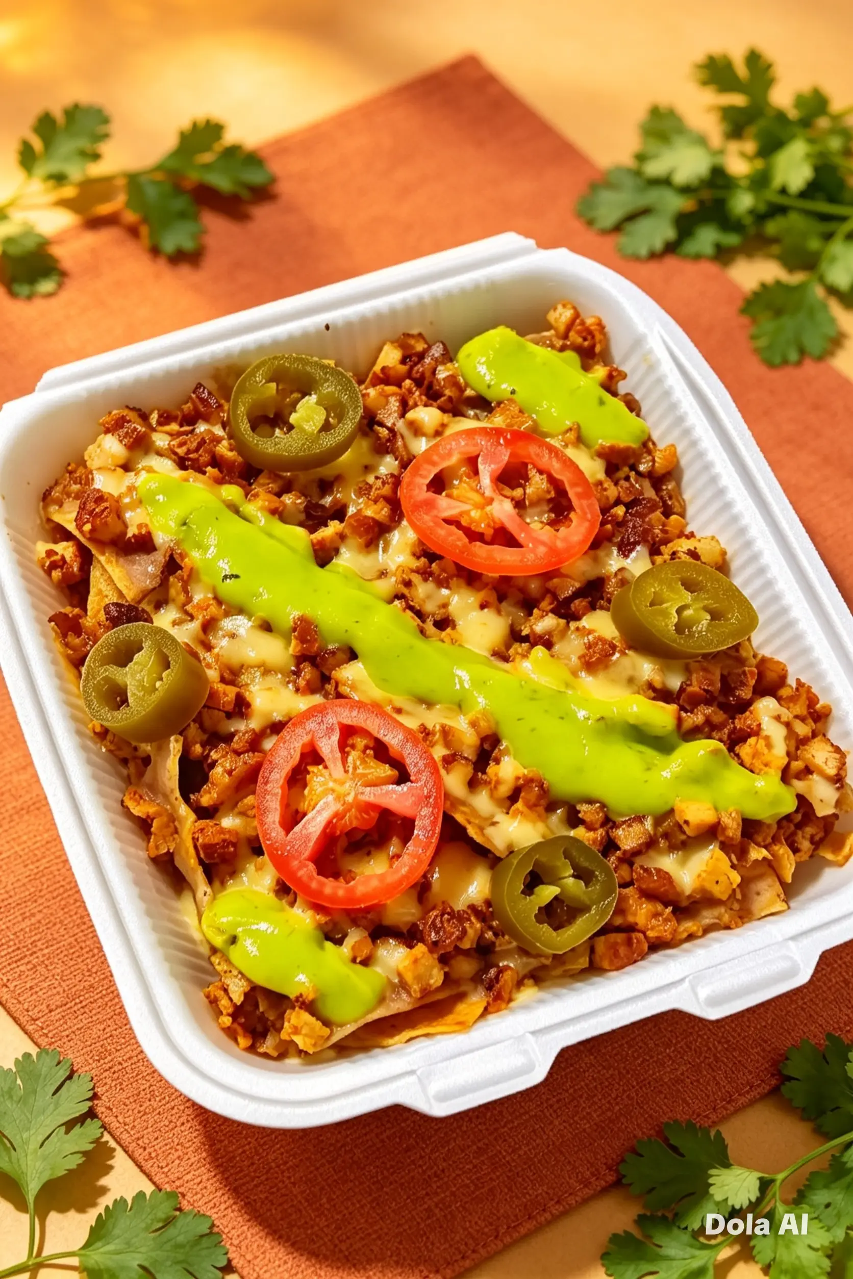 1/2 orden Nachos Asado
