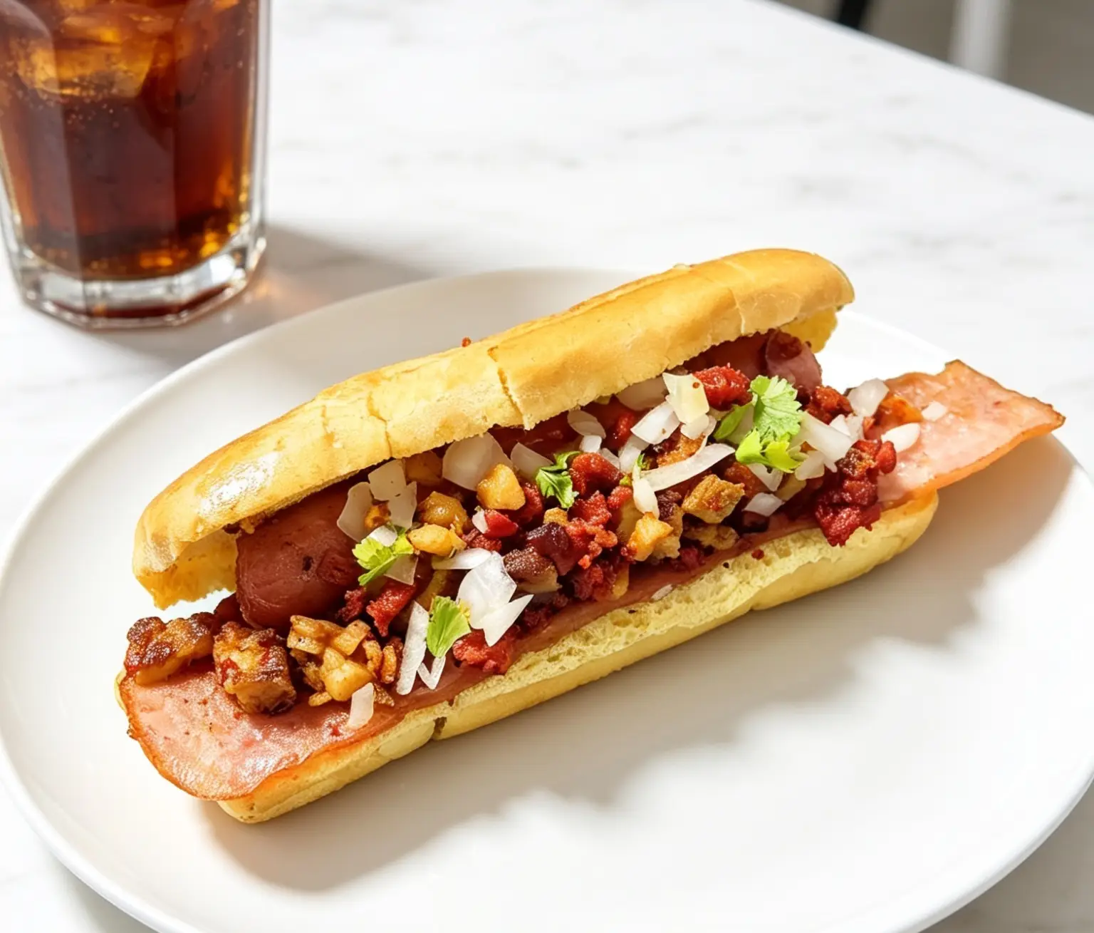 Hot dog Campechano