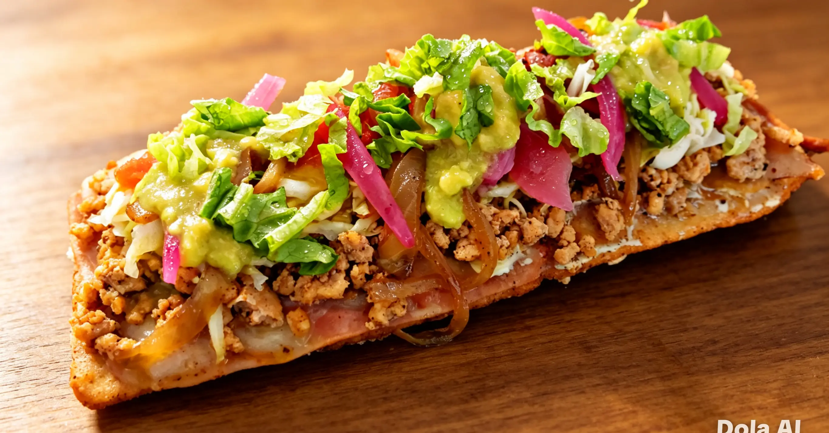 Huarache Carne molida