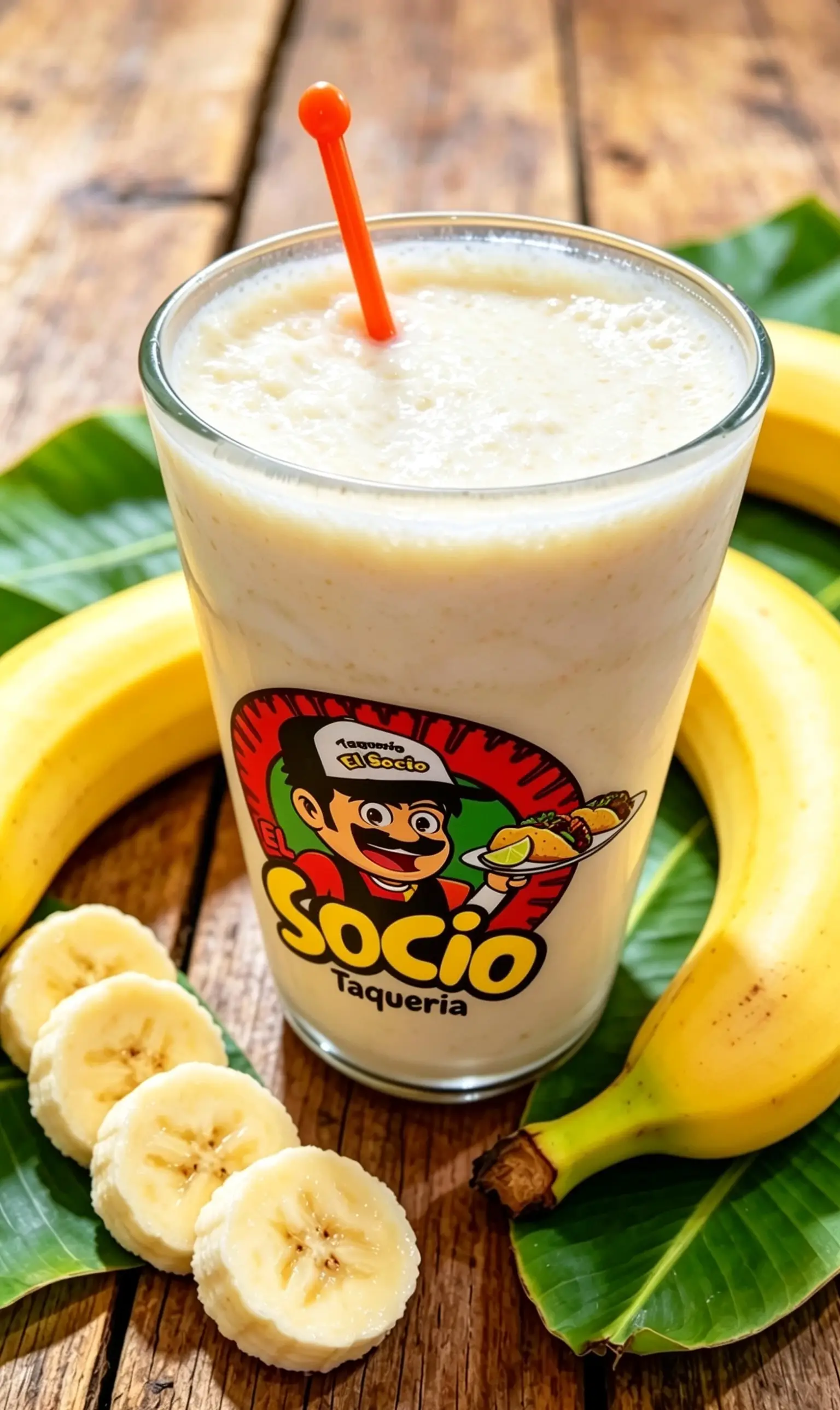 Licuado de plátano 1/2 Lt
