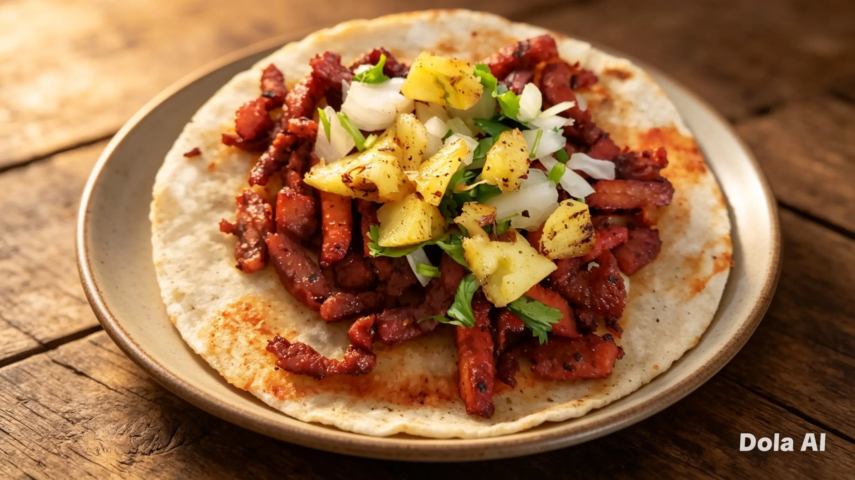 Taco de pastor (Harina)