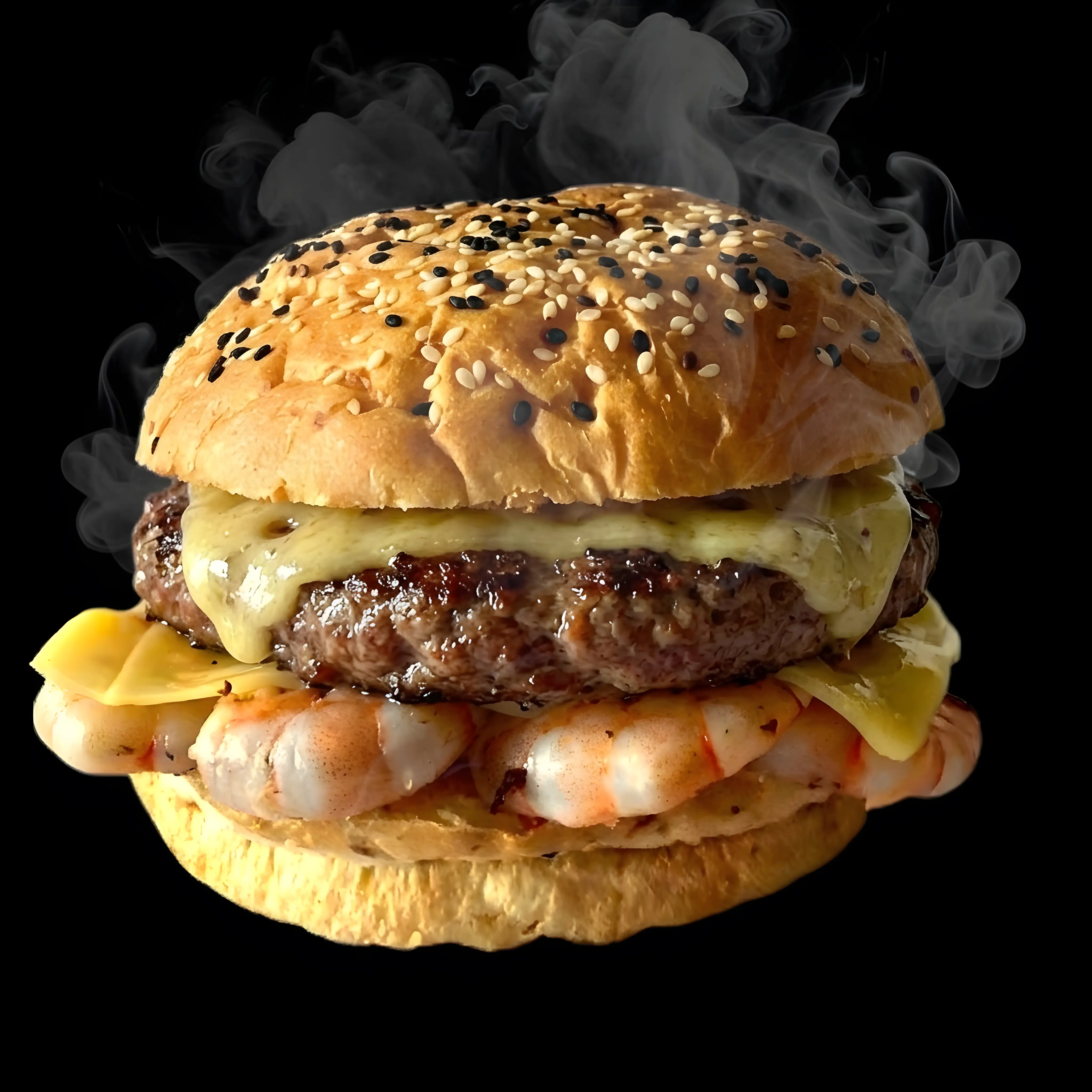 Hamburguesa de Camarón Costeña