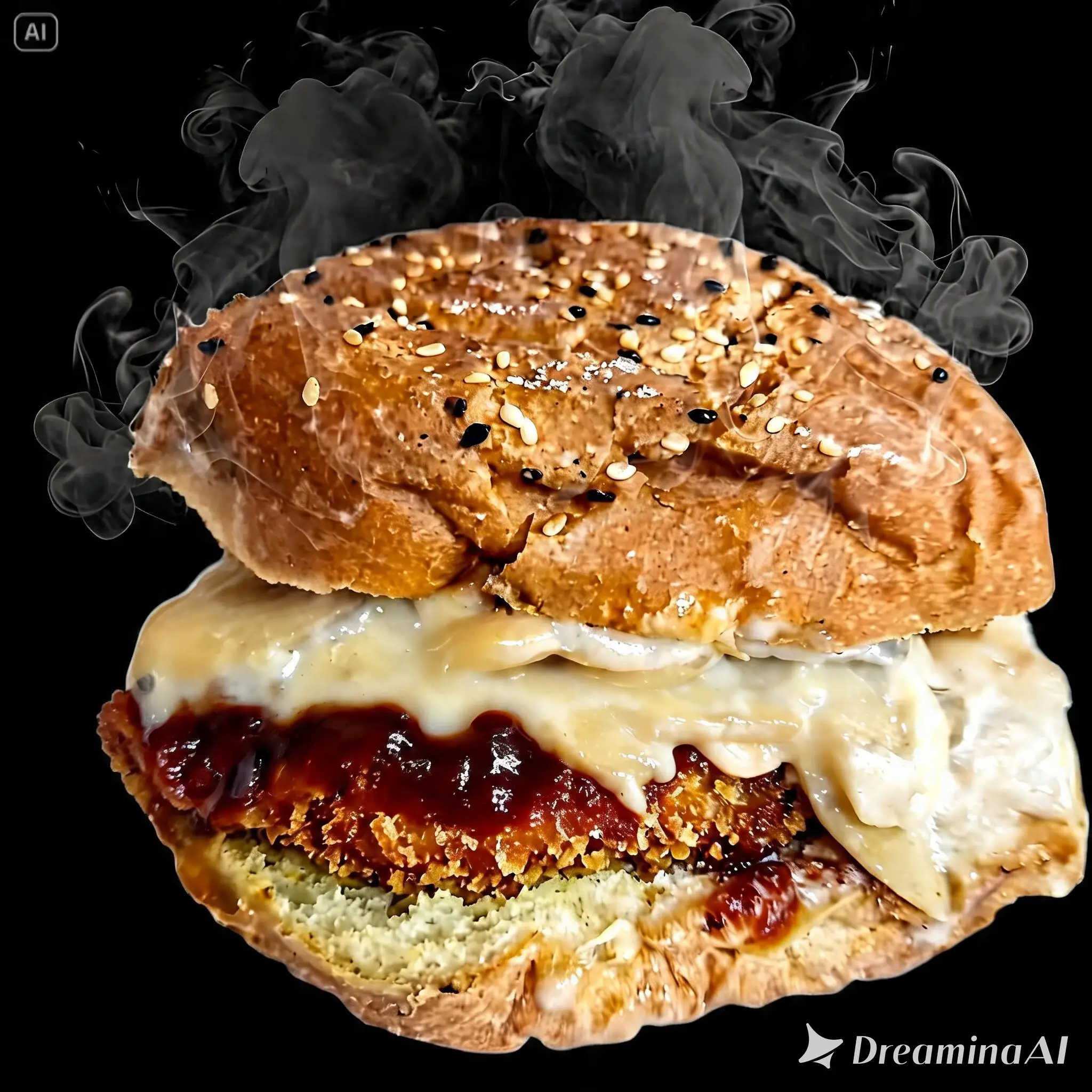 Hamburguesa de Pollo Enchilo BBQ