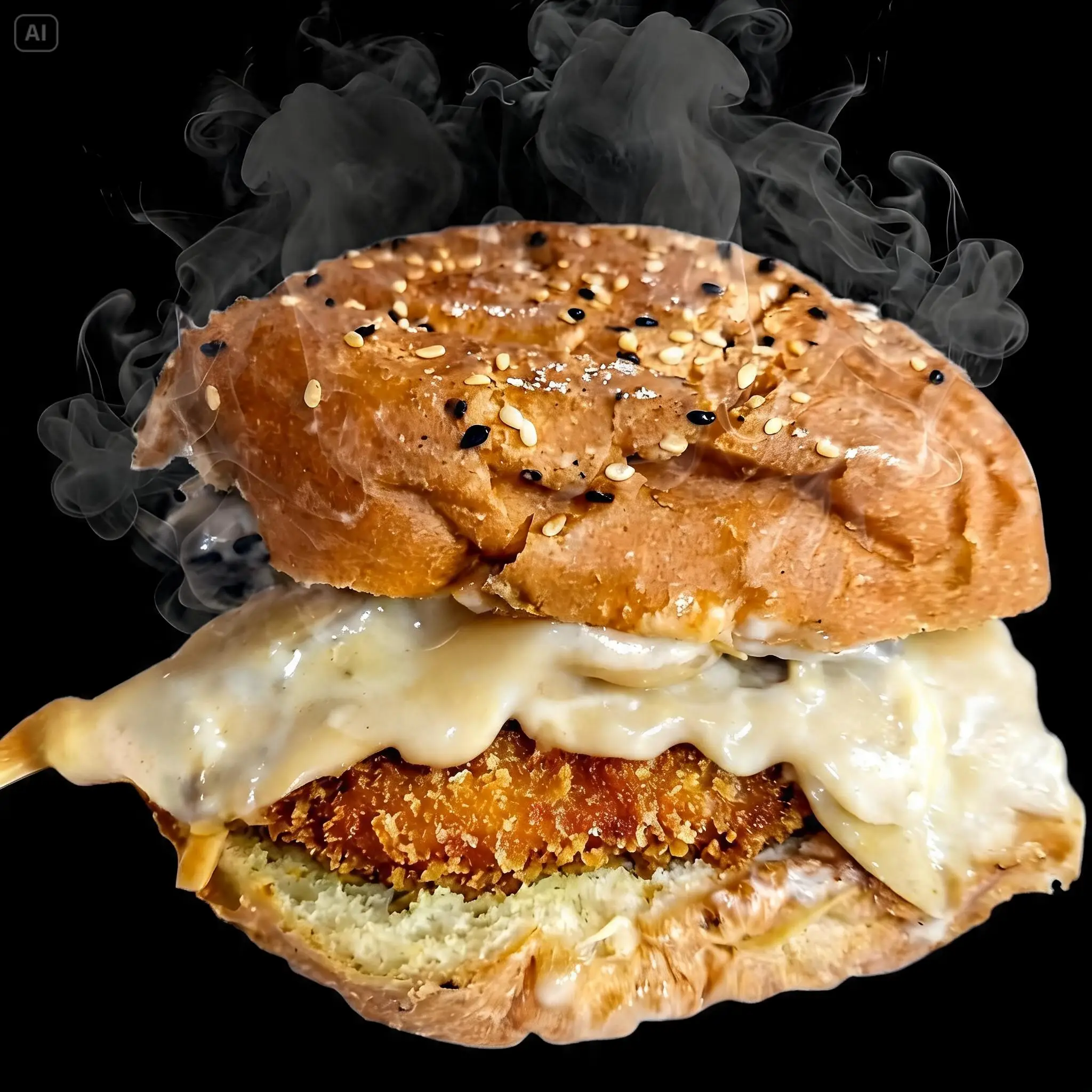 Hamburguesa de Pollo Ranchera