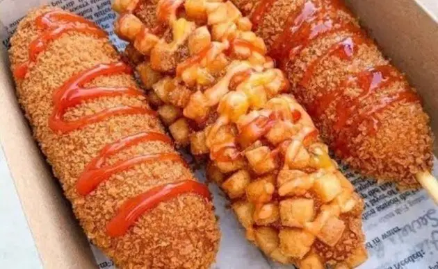 Banderilla de camaron y queso