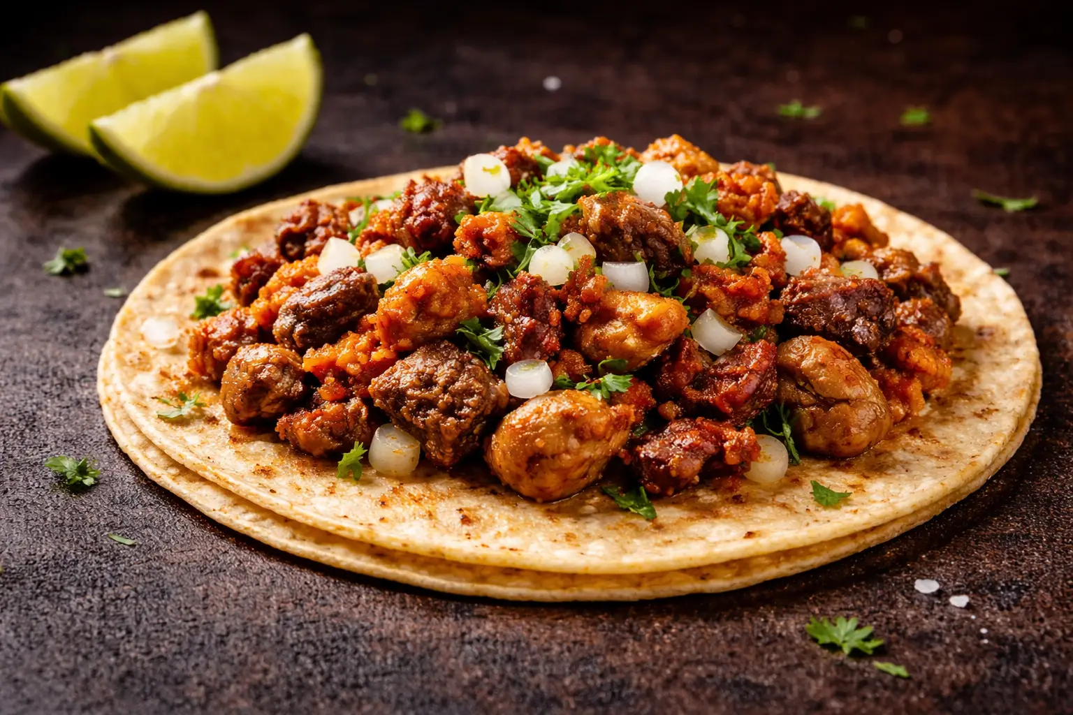 Taco campechano