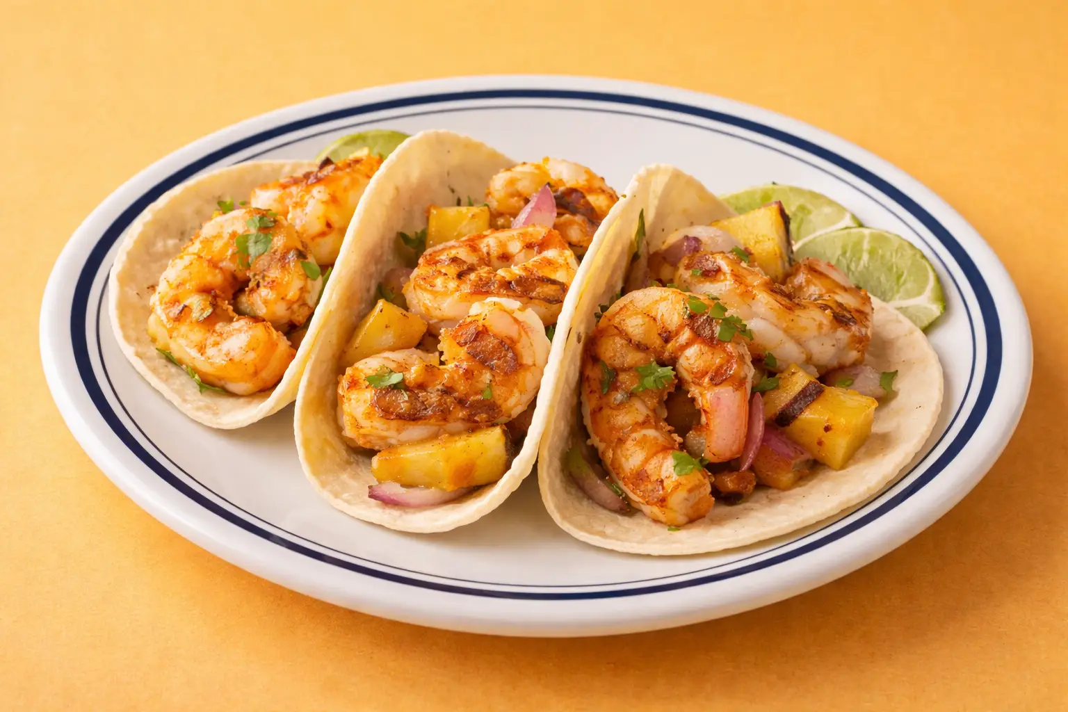 Taco de camarón