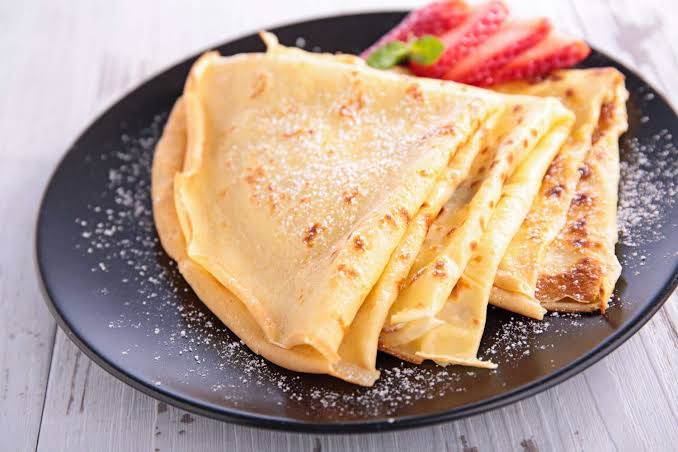 Crepas rellenas de Nutella 