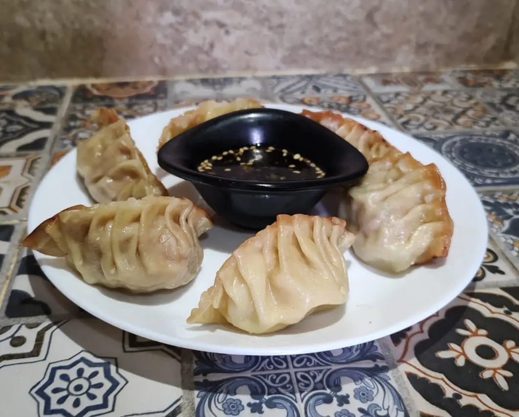 Gyozas de carne