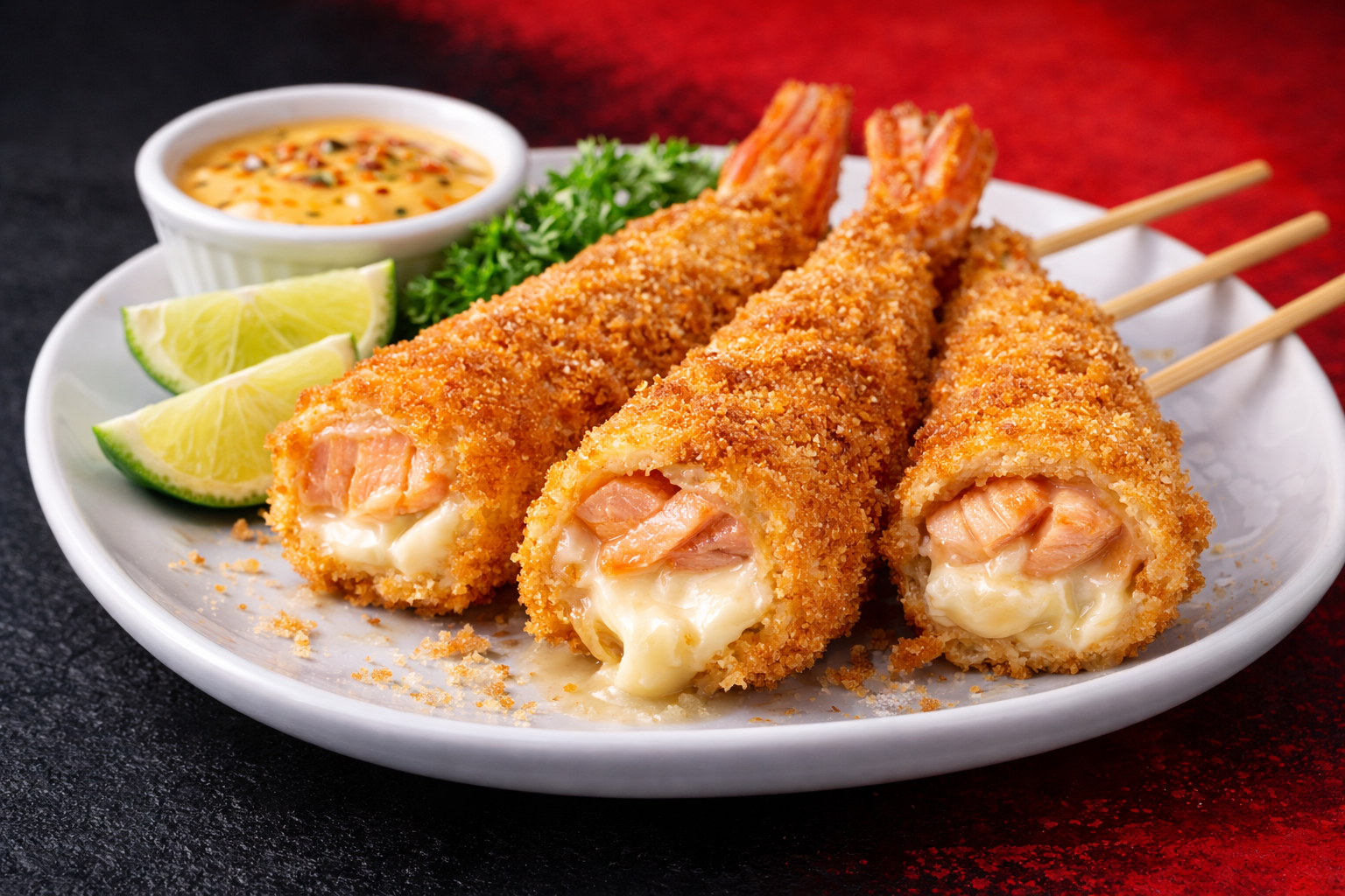 Kushiagues Salmón con Philadelphia