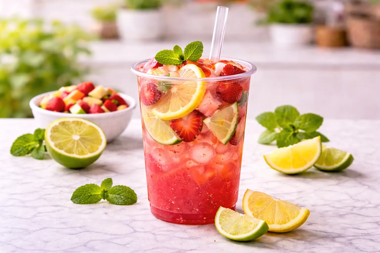 Agua de sabor del día (1/2L)