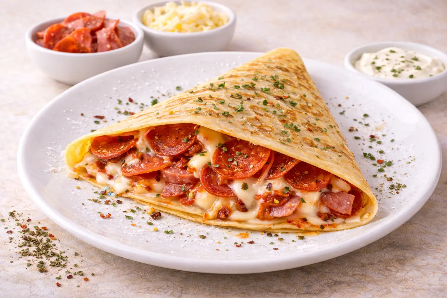 Crepa Pepperoni