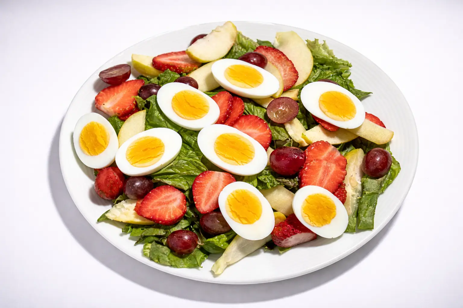 Ensalada con huevo cocido