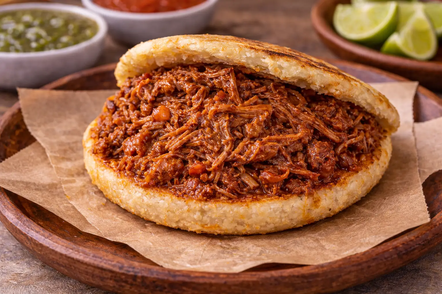 Gordita de deshebrada