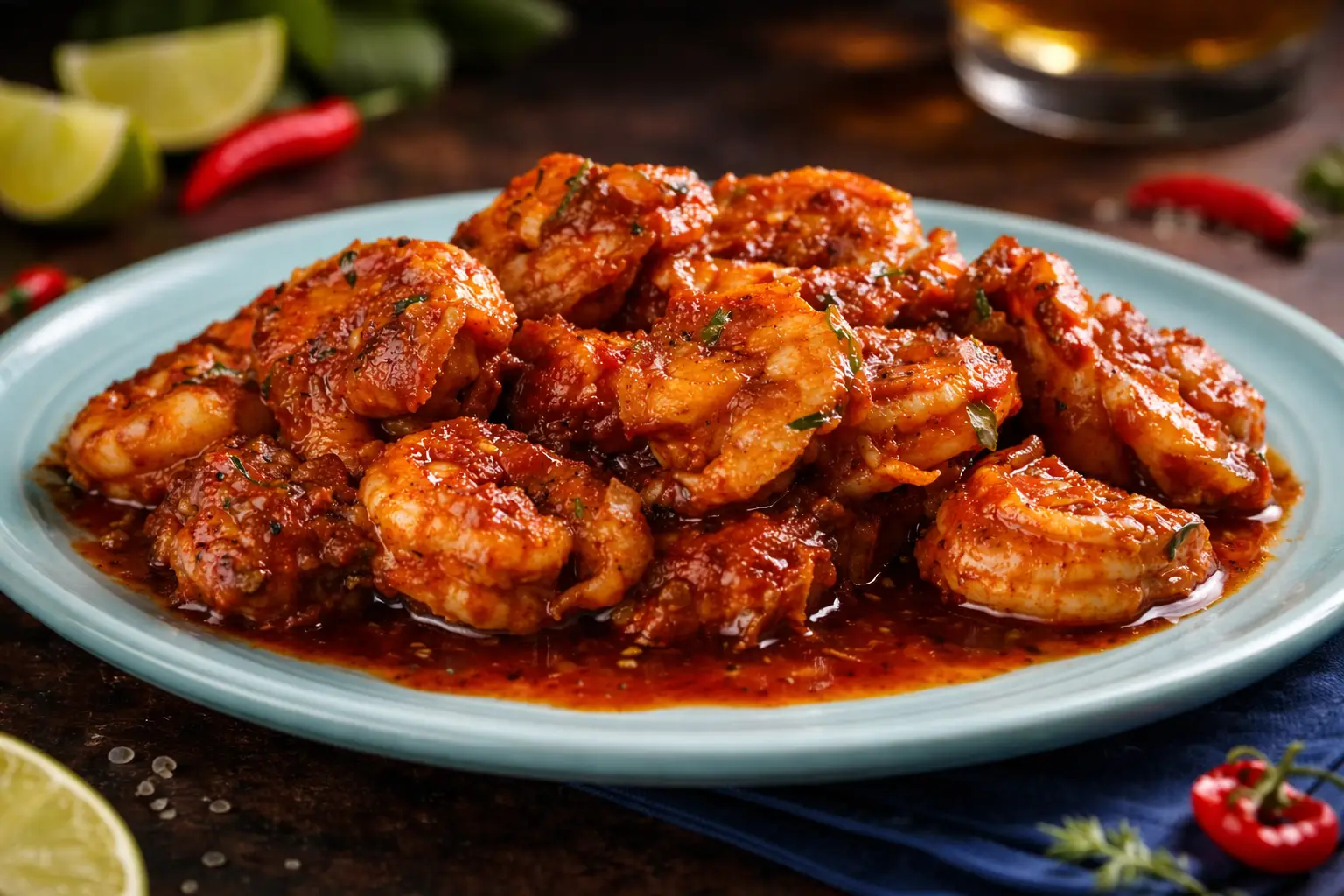 Camarones a la Diabla
