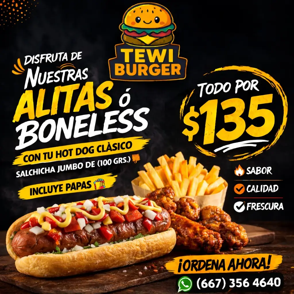 Combo Hot Dog Clasico
