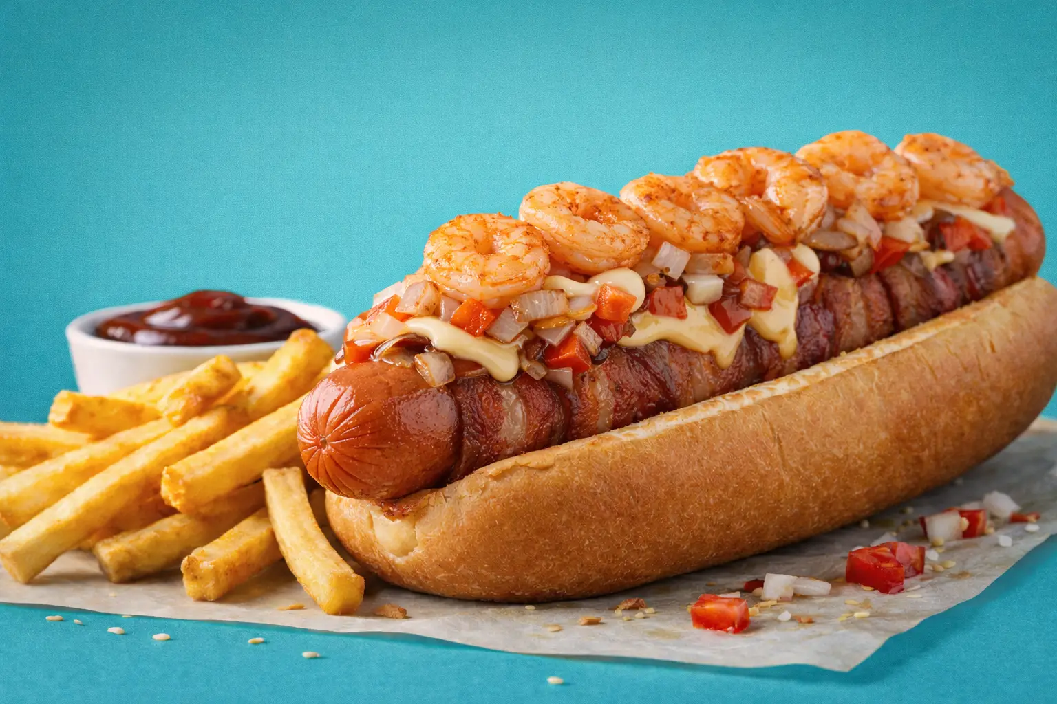 Hot Dog Camarón
