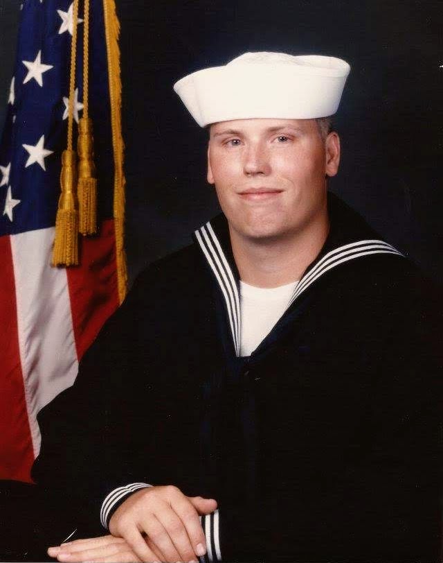 Charles W. Boswell in Navy uniform, 1993