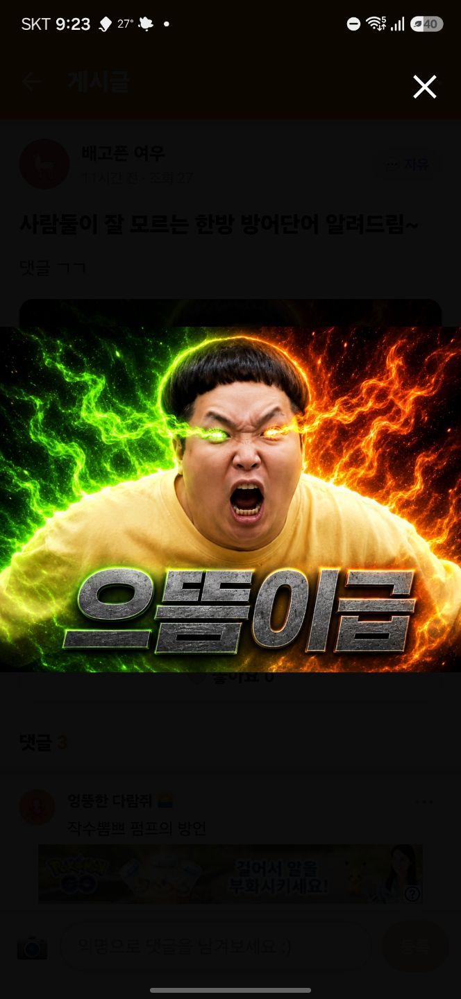 댓글 첨부 이미지