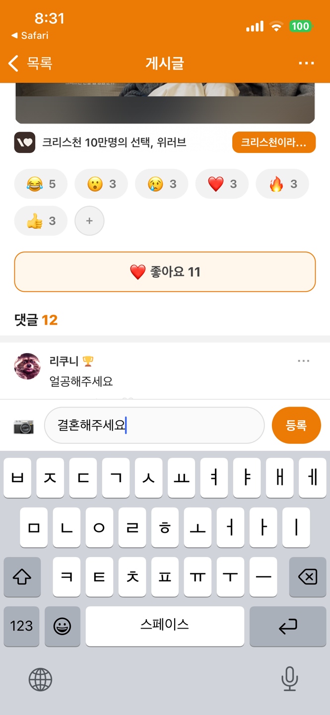 댓글 첨부 이미지