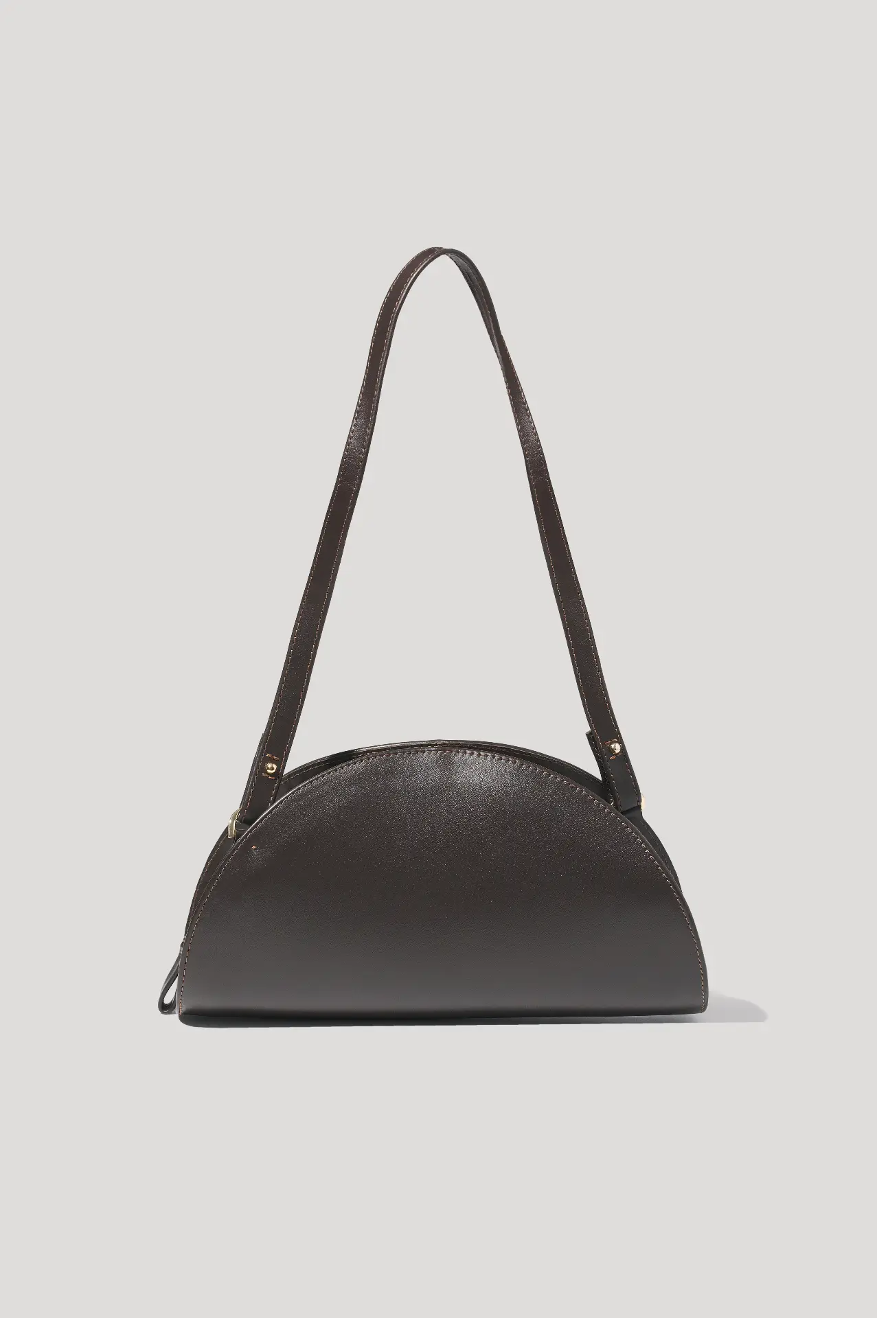 Сумка шоколадна шкіряна SELENE