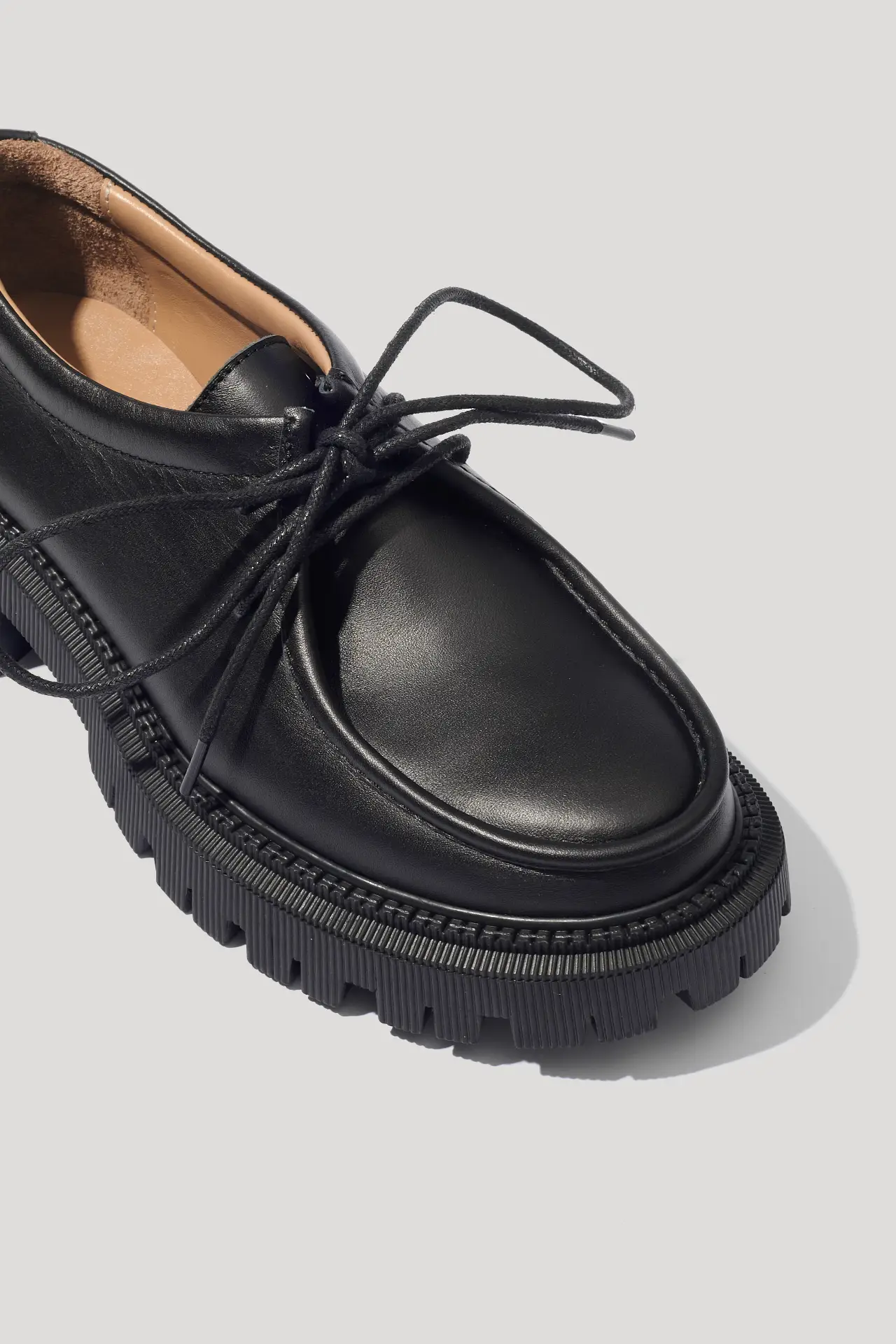 Лофери дербі чорні шкіряні