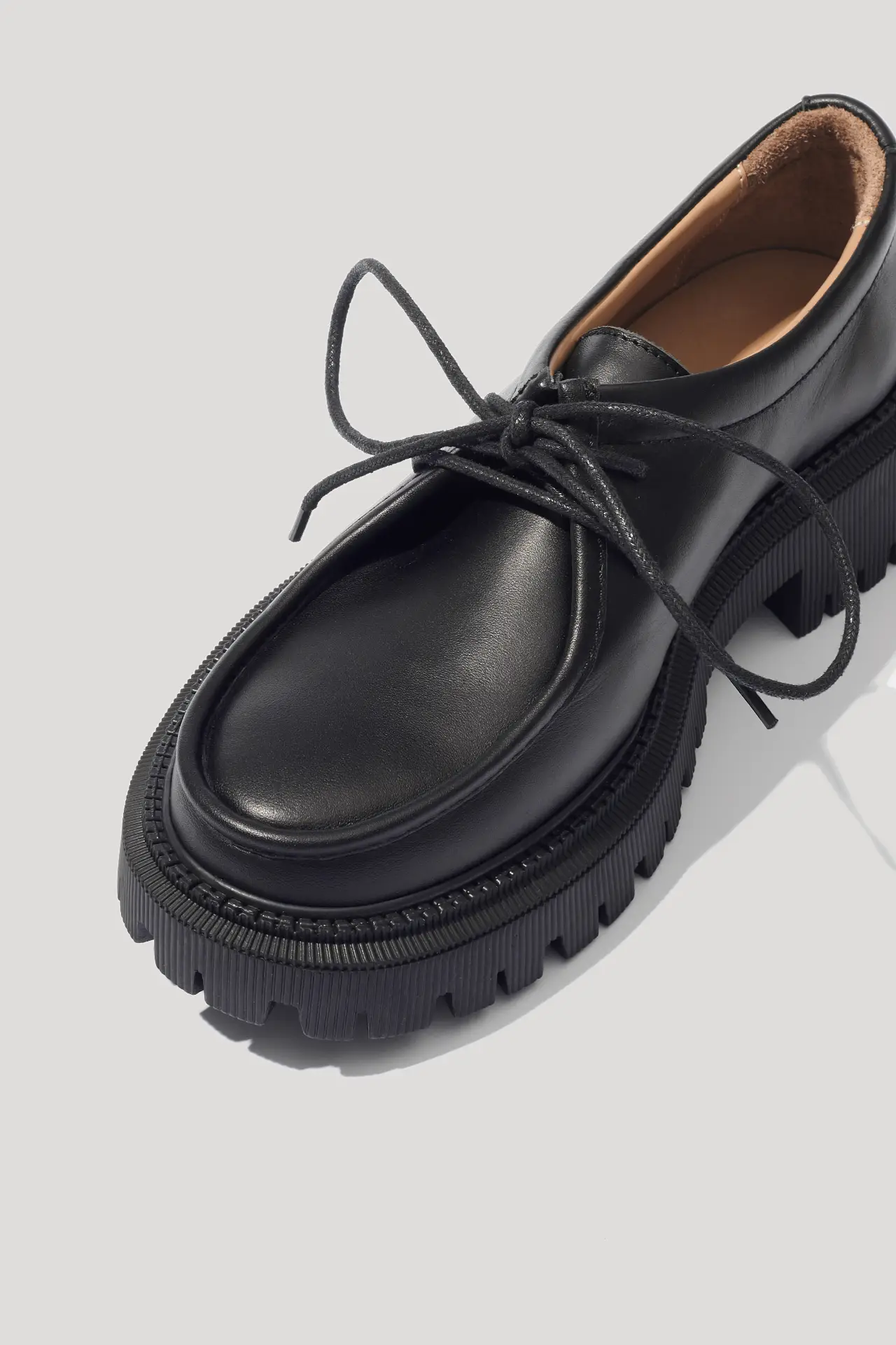 Лофери дербі чорні шкіряні