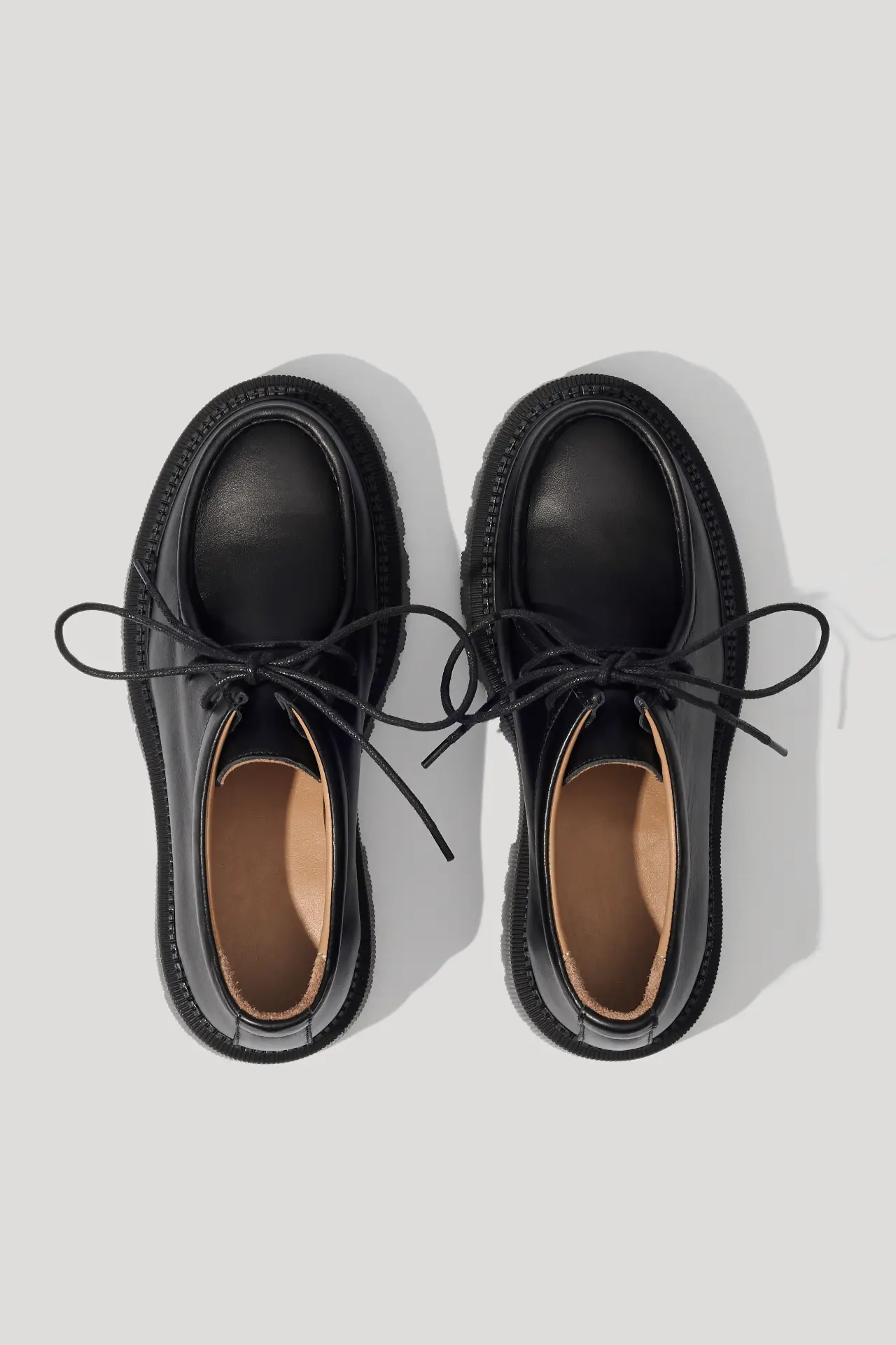 Лофери дербі чорні шкіряні