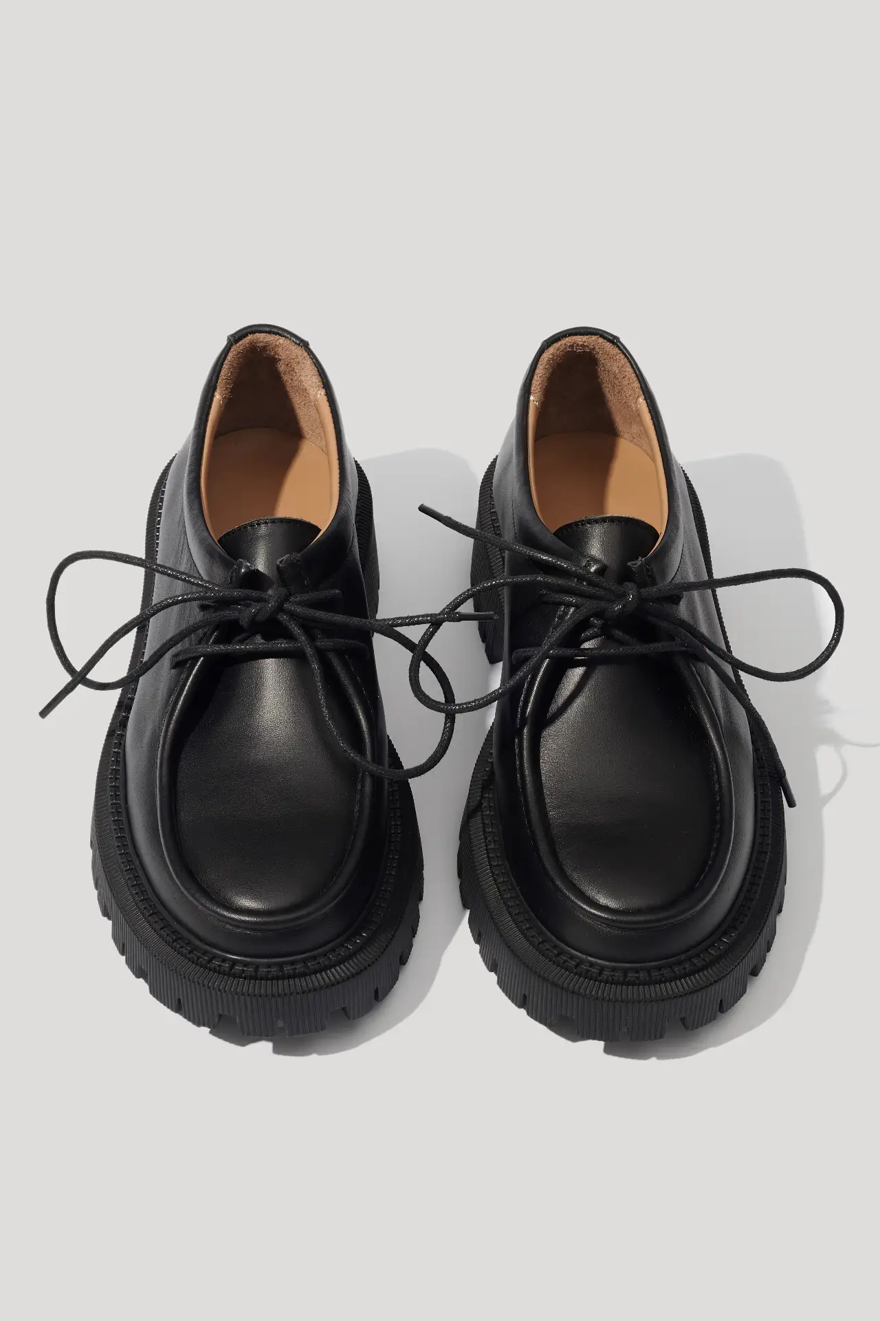 Лофери дербі чорні шкіряні