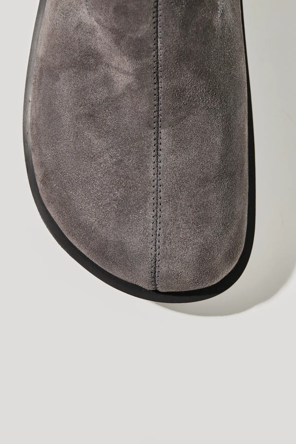 Клоги графітові замшеві