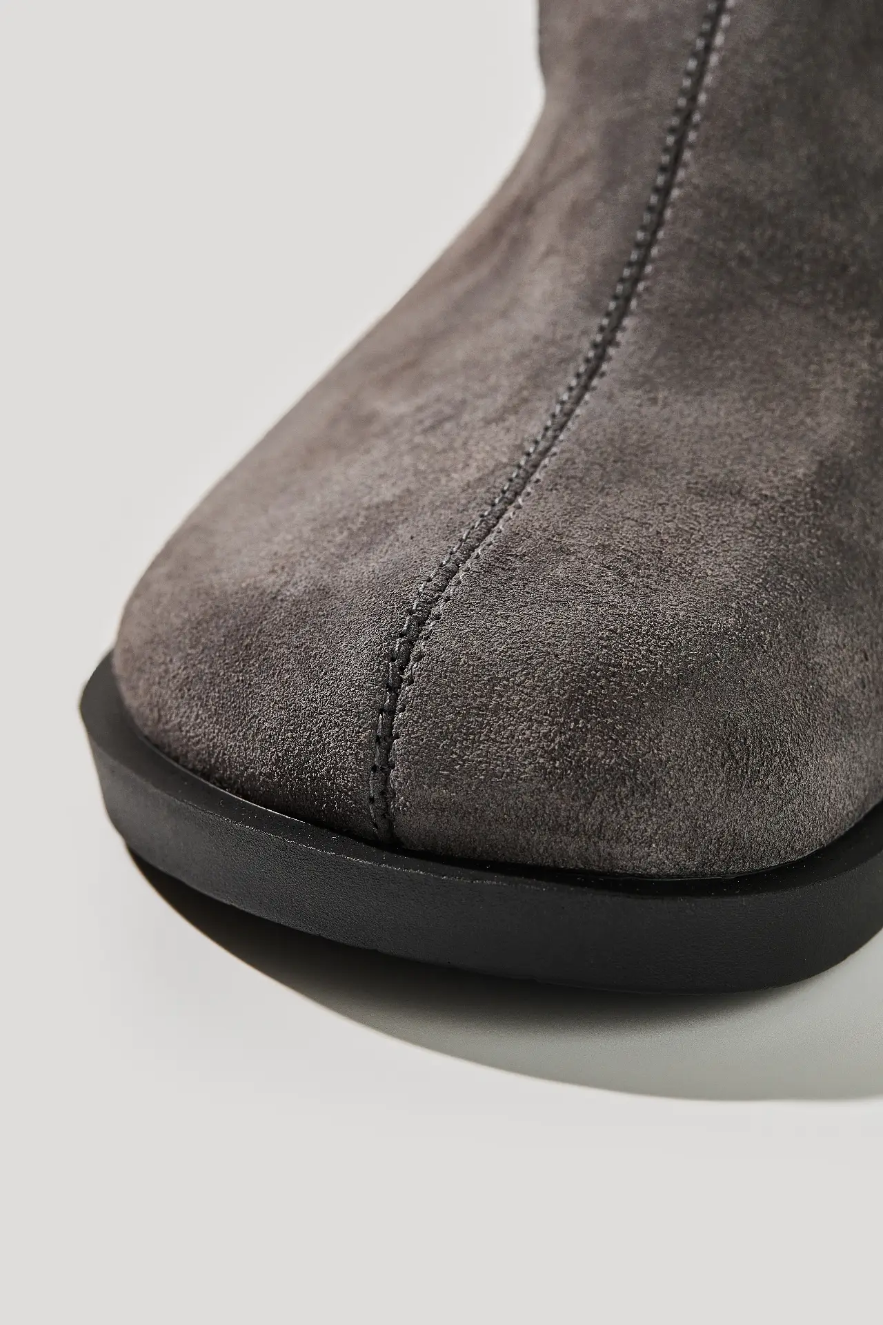 Клоги графітові замшеві
