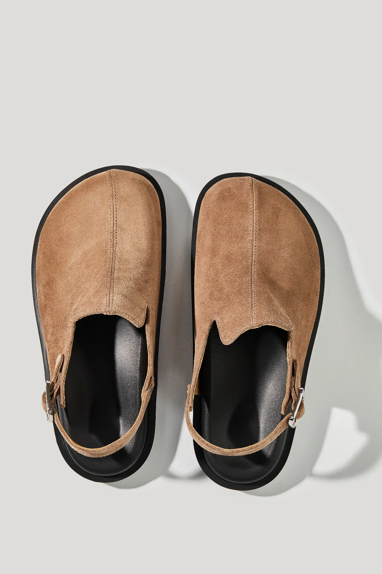 Клоги горіхові замшеві